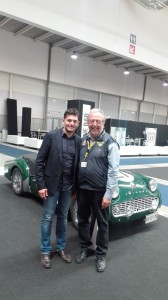 Roberto con il grande Giancarlo Fisichella