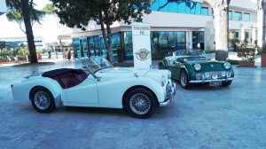 Le TR all'ingresso del ristorante